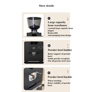 Electric Coffee Bean Grinder With Electric Tamper 64mm Flat Burr Grinder Quantitative Grinding Espre
