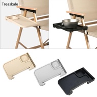 TREA Folding Chair Cup Holder  Tray Outdoor Beverage Drink Utility Tray