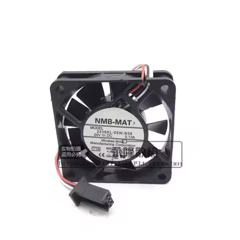 Original 2406KL-05W-B59 24V 0.13A 6CM 60 * 60 * 15mm Fanuc System Driver cooling Fan