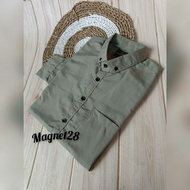 KEMEJA HIJAU Sage GREEN Men's Shirt/SAGE GREEN Long Sleeve SAGE GREEN Shirt