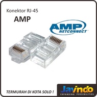 Sale - Rj45 Amp Cat 5E / Konektor Rj-45 Amp / Connnector Rj 45 Pack