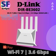 D-Link DIR-BE3602 BE3600 Wi-Fi 7 Mesh Router | Dual Band | 2.5G Multi Gigabit | AI Parental Control 