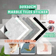 Avahome 30X30CM Waterproof Marble Tiles Floor Tile Sticker Self Adhesive PVC Floor Sticker Vinyl Flo