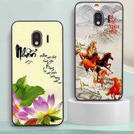 Samsung J4 2018 case with calligraphy image of peace of mind and peace