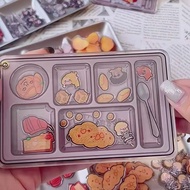 Delicious in Dungeon Food Tray Shaker Anime Keychain Women Dungeon Meshi Shake Acrylic Key Chain Man