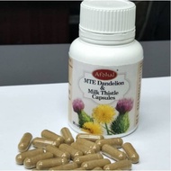 Kapsul MTE Dandelion Dan Milk Thistle Afdhal Tonik Hati Liver Kanser Cancer Fighter Penawar Masalah 