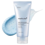 medicube Zero Pore Clear Blue Capsule Facial Deep Cleanser for Skin Texture, Blackhead & Pore Care |