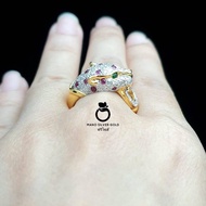 แหวน 0337 รุ่นฟรีไซส์ หนัก 1 สลึง แหวนทองเคลือบแก้ว แหวนทองเคลือบแก้ว ทองสวย แหวนทอง แหวนทองชุบ แหวนทองสวย  แหวนหนัก