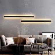 Modern Creative Led Wall Lamp Metal Nordic Indoor Bedroom Parlor Aisle rectangle Wall Lights Corrido