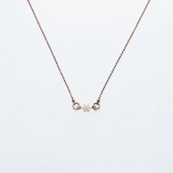 手繪項鍊 - 粉色小雛菊