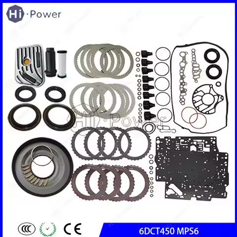6DCT450 MPS6 Auto Transmission Master Repair Seal Cover Friction Steel Plate Piston Overhaul Kit for