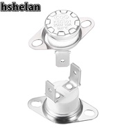 HSHELAN 2pcs Thermostat, KSD301 N.C Adjust Temperature Switch, Portable Normally Closed 160°C/320°F Snap Disc Temperature Controller