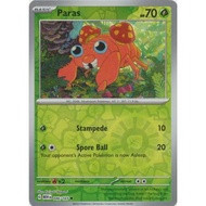 Paras / 046/165 / Reverse Holo & Common / Scarlet & Violet 151 Pokemon Trading Card Game