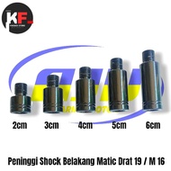 Rear Shock Absorber Connection Rear Shock Absorber Tube Model Shock Earring Variations, 19 Thread M1