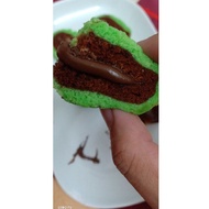 KEK TAPAK KUDA PANDAN NUTELLA