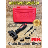 Chain Breaker RK Potong Rantai 428 520 525 530 Rivet Tools Alat Rivert Motor Cut Chain Cutter Oring Xring Uring Wring