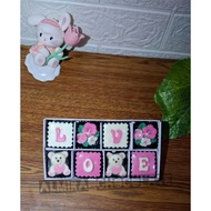 Valentine's chocolate/greeting chocolate 8 compartments