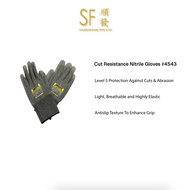 Cut Resistant Nitrile Gloves | EN388 #4543