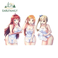 EARLFAMILY High School Dxd Anime Car Sticker Caravan Rearview Mirror Skateboard Bumper JDM Decal Wat