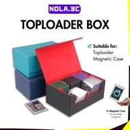 【Ready Stock】Graded Card Storage Case | Toploader Box Magnetic Case TCG PU Leather PSA Slab BGS One 