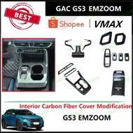 GAC GS3 EMZOOM 2023 Interior Carbon Fiber Cover Modification For GAC GS3 EMZOOM 2023