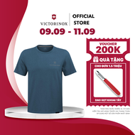 Áo thun nam nữ Victorinox THỤY SĨ Brand Collection Logo Graphic Tee - Blue