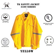TK 100% COTTON MEN'S SAFETY WORKING JACKET / MEN'S COOLER WORKING JACKET / BAJU KERJA LELAKI 3500 - 