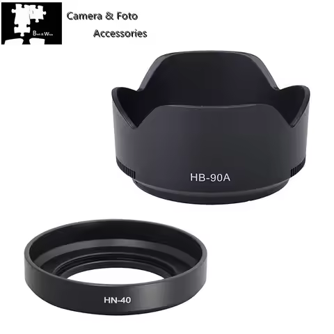 HB90A Reversible Lens Hood & HN40 Screw on Lens Hood For Nikon Z DX 50-250mm 16-50mm Lens on Z FC Z3