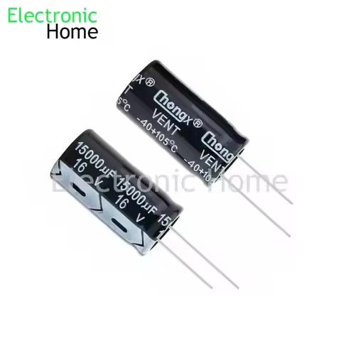 5PCS/LOT 16V15000UF brand new direct insertion electrolytic capacitor 15000UF 16V specification 18X3