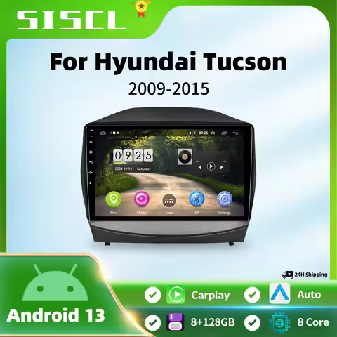 Android 16 For Hyundai Tucson 2 LM IX35 2009 -2015 2K QLED Android Car Radio Multimedia Video Player