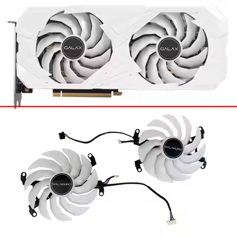 Cooling Fan For KFA2 Galaxy RTX 3060 3060Ti 3070 3070Ti EX White Card RTX3060 RTX3060 Ti RTX3070 RTX