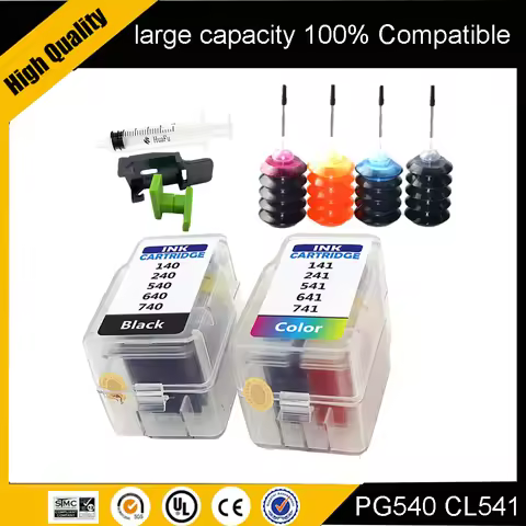 Smart Ink Cartridge PG540 CL541 Compatible for Canon Pixma MG2100 MG2140 MG2150 MG2155 MG2200 MG2250