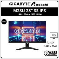 Gigabyte M28U 28" SS IPS 144Hz 1ms GTG / 2ms MPRT 3840 x 2160 (UHD) Gaming Monitor
