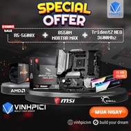 AMD COMBO Computer Set (R5 5600X + B550M MORTAR MAX WIFI + Trident Z NEO 3600MHz 32GB 16GBx2)