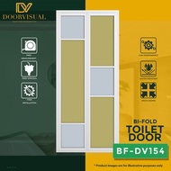 Aluminium Bi-fold Toilet Door Design BF-DV154 | BiFold Toilet Door Specialist Shop in Singapore