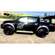 4x4 stickers for Mitsubishi strada Triton double cabin cars