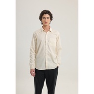 KEMEJA LARUSSO Men's Basic Oxford Long Sleeve Shirt - Moonstruck Oxford Shirt