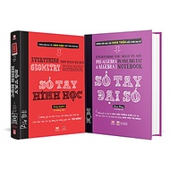 Sách Sổ Tay Đại Số và Sổ Tay Hình Học - Á Châu Books - Tổng Hợp Kiến Thức Toán Học THCS và THPT ( Từ