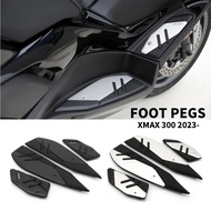 For Yamaha XMAX 300 2023 - 2024 Motorcycle Foot Pegs Plate Skidproof Pedal Plate Footrest Footpads