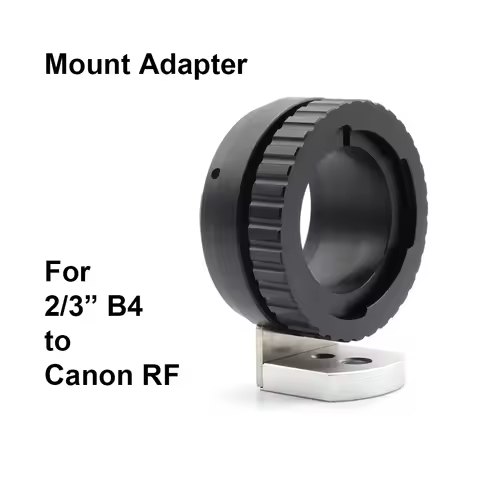 B4-RF For 2/3" B4 lens - Canon RF Mount Adapter Ring B4-EOSR B4-EOS R EOS RF for Canon R3 R5 R6 R7 R