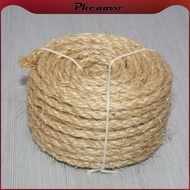 [Phenovo] Twisted Sisal Rope Wrapping Twine Rope Pet Cord Jute Twine Rope Hemp Rope for