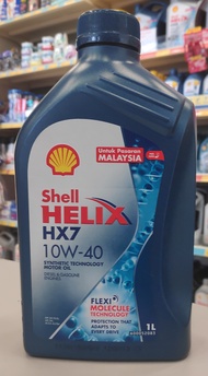 Shell Helix HX7 10w-40 (1L) Lubricant Oil - Minyak Hitam Kereta
