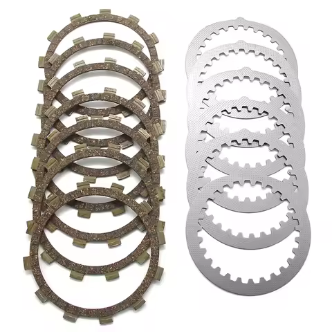 Friction Clutch Plates For Yamaha RD250 RD350 RD400 C/D/E/F A/B LC/YPVS C-F 5Y1-16331-01/360-16321-0