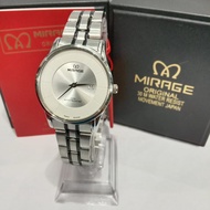 Jam Tangan Pria Mirage 8670 Silver List Biru