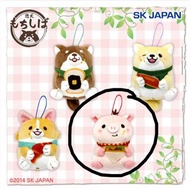 忠犬麻糬柴犬豬仔三文治公仔掛件吊飾鎖匙扣日本正版11 cm