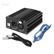 【3C】 Rechargeable Phantom Power Microphone Equipments 48V Phantom Power Supply