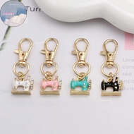 ZHEN 4pcs Mini Sewing Machine Keychains – A Stitch Of Memory & Meaning, Vintage Miniature Enamel Met