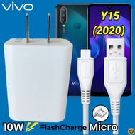 ที่ชาร์จ VIVO Y15 Micro 10W สเปคตรงรุ่น วีโว่ Flash Chargeหัวชาร์จ สายชาร์จ 2เมตร ชาร์จเร็ว ไว ด่วน ของแท้  รับประกันสินค้า 1ปี