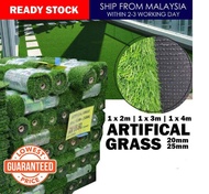 Artificial Garden Grass Carpet / Rumput Palsu / Rumput Karpet ( 1x2m / 1x3m / 1x4m / 1x5m ) [ 25MM / 20MM ]