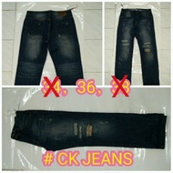 CK slim straight jeans